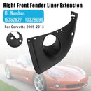 2005-2013 Chevy Corvette Right Front Fender Liner Extension 15252927 10328099