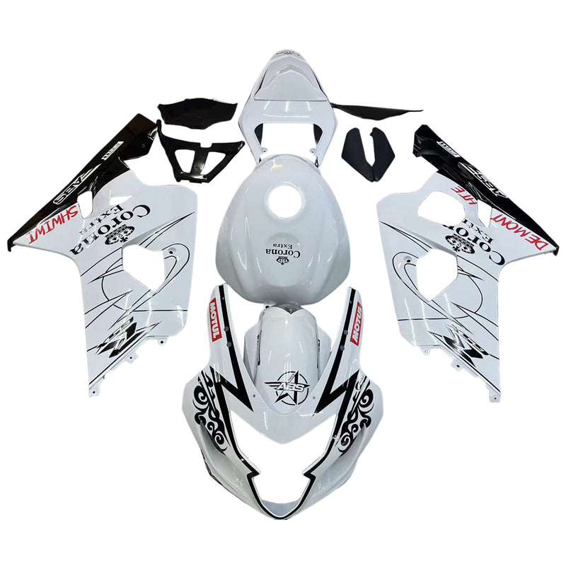 Amotopart Suzuki GSXR 600/750 2004-2005 K4 Fairing Kit Bodywork Plastic ABS