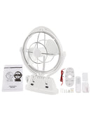 12V/24V Auto-Sensing Low-Power Draw Fan For Boats and RV White