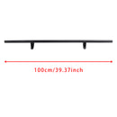 Rolling Library Sliding Ladder Hardware Kit with Brake 3.3FT Round Tube