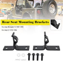 Rear Seat Mounting Brackets Fold/Tumble For Jeep Wrangler YJ 1987-1995 CJ 1976-1986