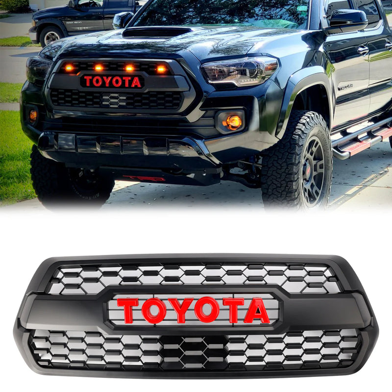 Tacoma TRD Pro 2016-2023 Grill Replacement Grille + LED Lights Generic