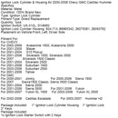 Ignition Lock Cylinder & Housing for 2000-2006 Chevy GMC Cadillac Hummer