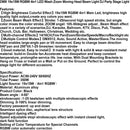 DMX 19x15W RGBW 4in1 LED Wash Zoom Moving Head Beam Light DJ Party Stage Light