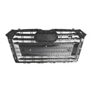 S4 Style Bumper Mesh Hex Grille Grill Fit Audi A4/S4 B9 2017-2018 Black