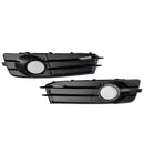 Front Lower Bumper Grille Fog Light Cover Fit Audi A3 S-Line S3 2009-2012