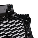 RS3 Style Honeycomb Front Grille Grill Fit Audi A3 S3 2017-2019 W/ACC Black