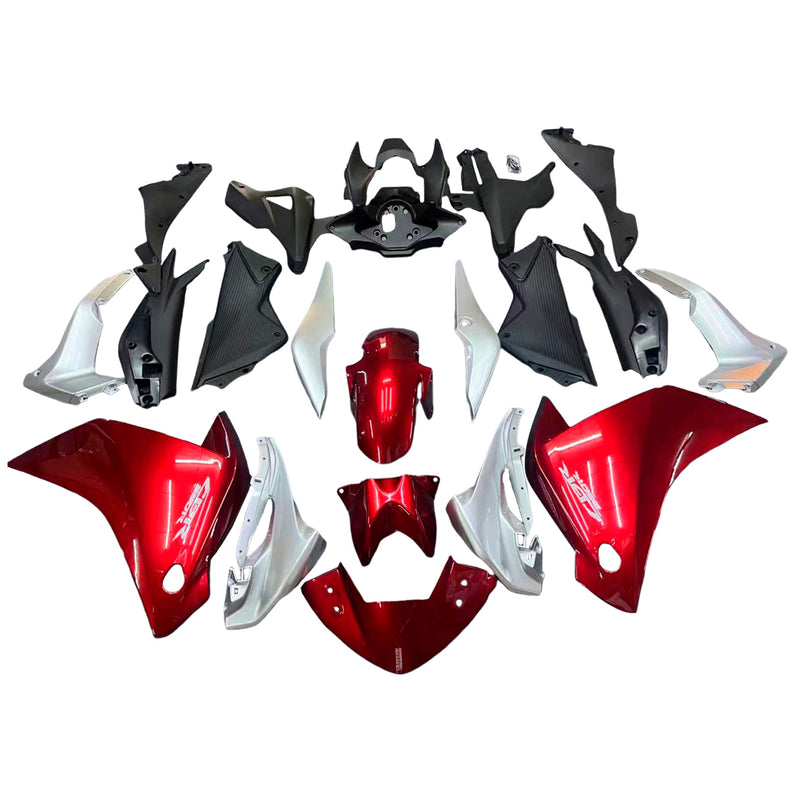 Fairings 2011-2015 Honda CBR250R Red Silver CBR Racing Generic