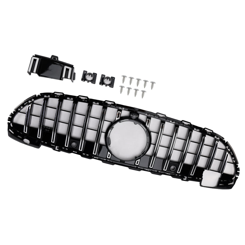 GT-R Style Front Bumper Grille Grill fit Mercedes Benz W206 2022-2023 W/Camera