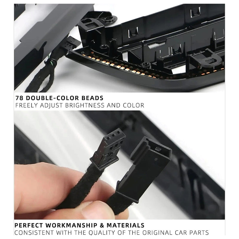 AC Radio Trim LED Ambient Light For BMW F30 F31 F34 F80 F82 M3 M4