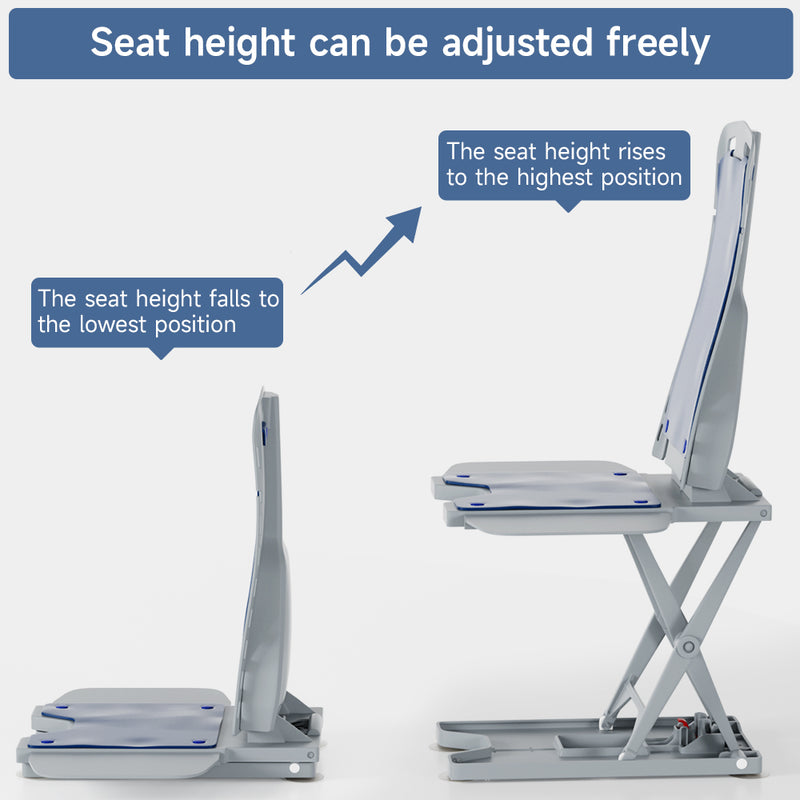 300 LBS Seniors Patient Electric Bath Chair Lift 18.7" Lift Elderly off Floor