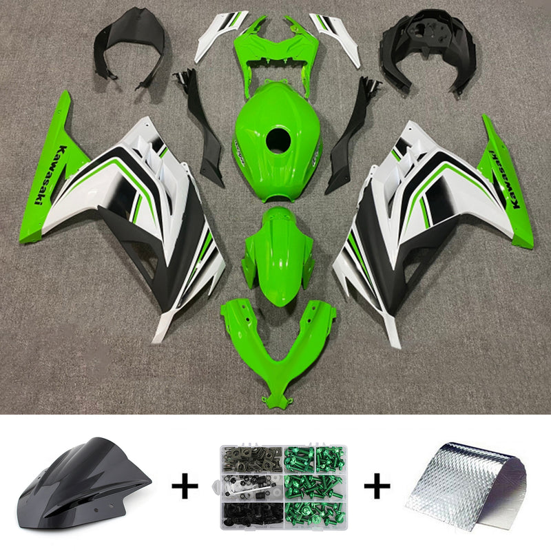 Amotopart Kawasaki EX300/Ninja300 2013-2017 Fairing Kit Bodywork Plastic ABS