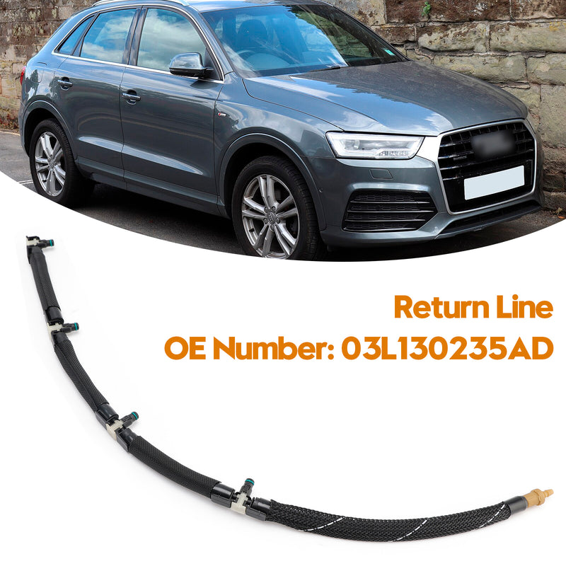 Return Line Leak Oil Hose Leak Fuel 03L130235AD For Audi Seat VW Passat 2.0 TDI