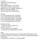 Black Leather Armrest Centre Console Lid For VW MK4 Jetta Bora Golf 18D867173