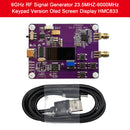 6GHz RFSignal Generator 23.5MHZ-6000MHz Keypad 0.96in OLED Screen Display HMC833