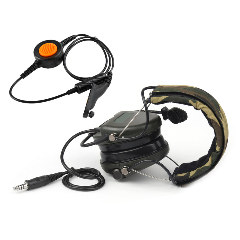 H60 Sound Pickup Noise Reduction Headset 6-Pin U94 PTT For XiR P8200/P8208/P8260