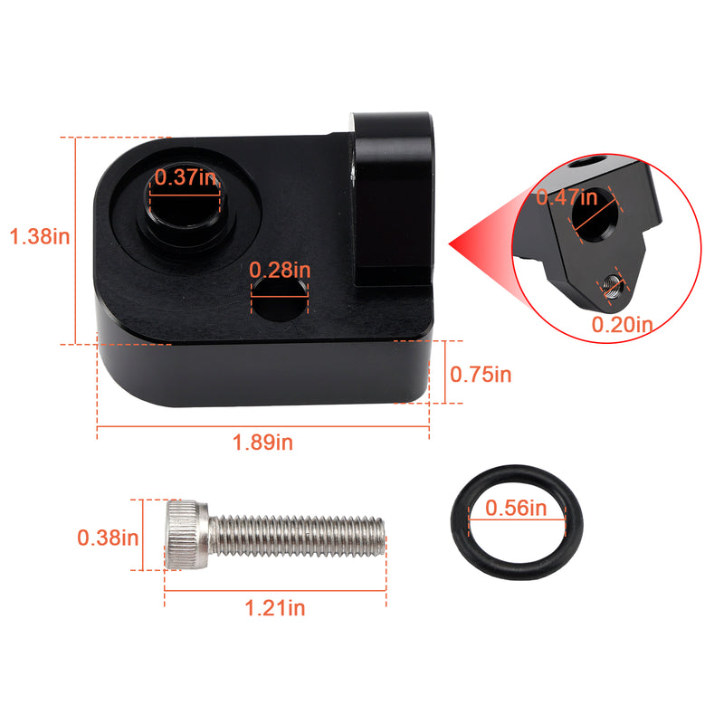 Temperature Air Intake Sensor Spacer Kit For 2017-2024 Chevy GM 6.6L Diesel