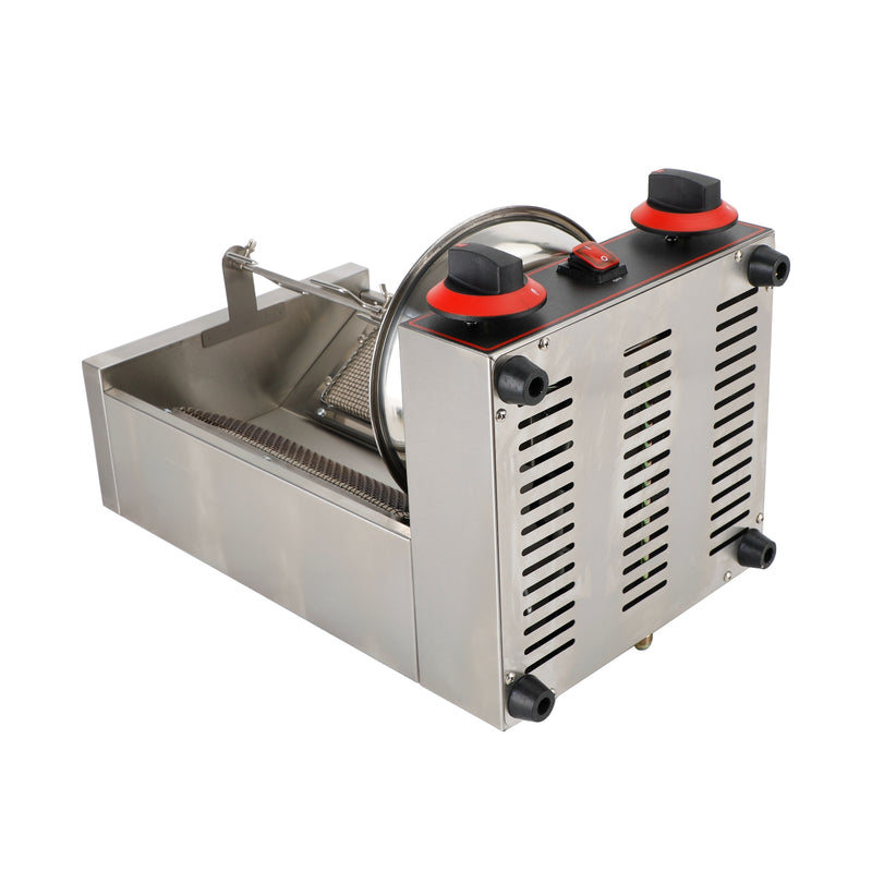 110V Spinning Doner Kebab Grill Machine Gas Vertical Broiler Shawarma Machine