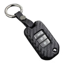 Leather Silicone Car Key Case Cover With Buckle For Honda Accord