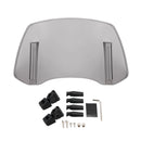 Universal Adjustable Windshield Clip On Wind Screen Deflector Extension Spoiler