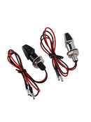 12V LED Turn Signal Indicator Light 8mm Universal Motorcycle For Yamaha