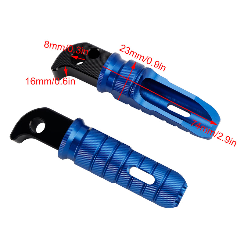 Rear Footrests Foot Peg fit for Yamaha YZF R7 MT07 MT09 Tracer 9/ GT/ GT+ 21-24