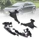4PCS Front Headlight Mount Support Plate Bracket For Audi A4 S4 2013 2014-2016