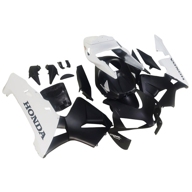 Fairings 2003-2004 Honda CBR 600 RR Matte Black & Whit CBR  Generic