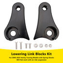 1.5" Lowering Link Blocks Kit For Touring Street Glide Road King Electra 2009-2025