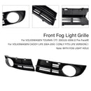 Front Bumper Foglight Grille Fit VW Caddy Life 2004-2010 Fit Touran 2003-2006