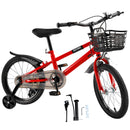 14"/16" Children Bicycle Toddlers Bike with Training Wheels Basket Kickstand