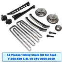 13 Pieces Timing Chain Kit for Ford F-250-550 5.4L V8 24V 2000-2010