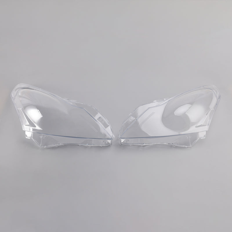 2pcs Headlight Lens Shell Cover Clear For Infiniti G25 G37 Sedan 2010-2013