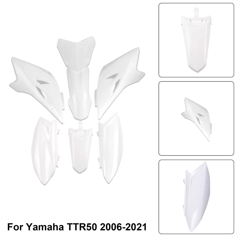 Body Plastic Kit Front Rear Fender Fairing For Yamaha TTR50 2006-2021