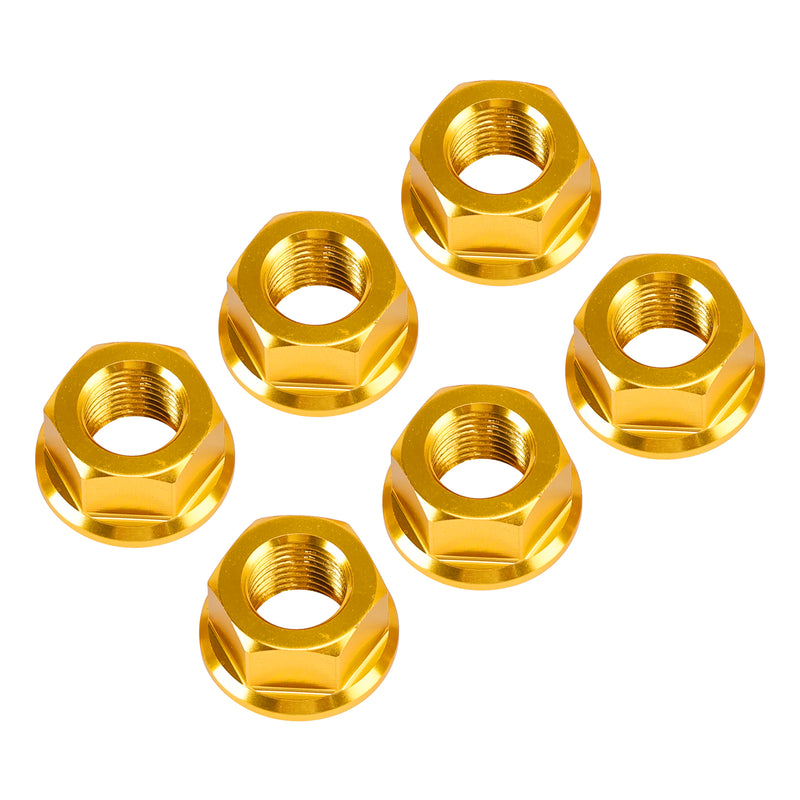 6x Rear Sprocket Nuts M10 x 1mm For Ducati Panigale V2 V4 V4S 1199 1299 12-24