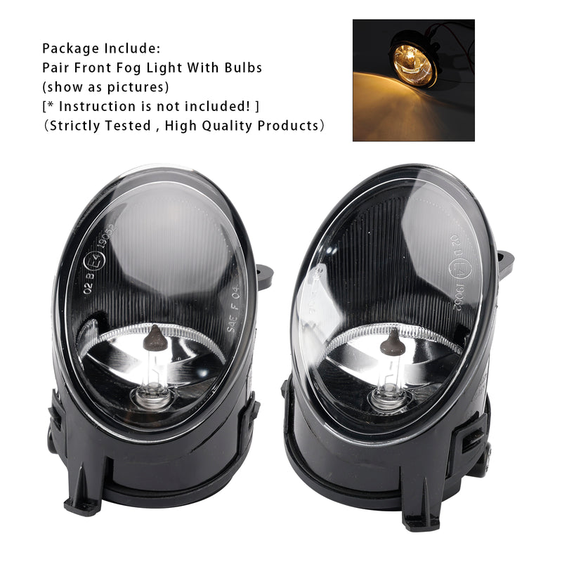 Pair Front Bumper Driving Fog Light For Audi A6 C6 2005 2006 2007 2008