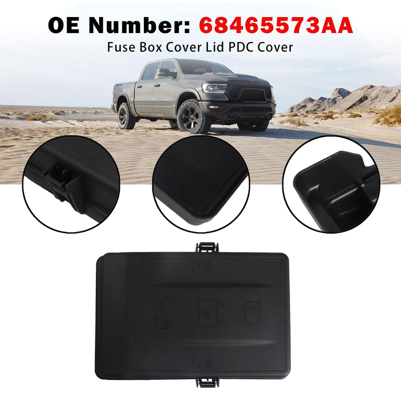 Fuse Box Cover Lid PDC Cover 68465573AA Replacement For 2019-2024 RAM 1500