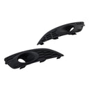 2013-2017 Ford Fiesta 2PCS Matte Black Front Fog Light Lamp Cover Grille