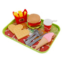Hamburger Waffles Fries Drink Play Food Kitchen Set Children Toy Set For Kid