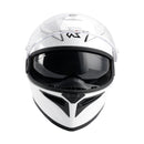 DOT Motorcycle Helmet Adult Street Full Face White