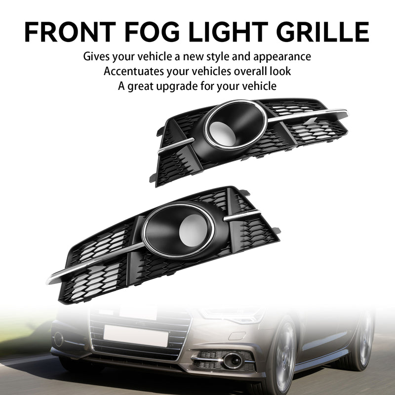AUDI A6 4G C7 A6l 2011-2018 Fog Light Front Bumper Lower Grill 4G0807682AG
