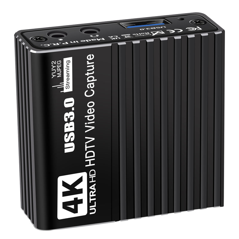 USB 3.0 Video Capture Card HDMI 4K Recording Box Live 1080P Video Recorder 60FPS