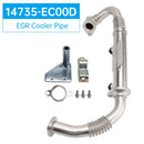 09/2006-01/2010 Nissan Navara D40M Double Cab YD25DDTI 2.5L Diesel AT/MT 2WD/4WD EGR Cooler Pipe 14735-EC00D