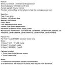 ST Style Black Front Bumper Grill Lower Grill Fit Ford Focus MK4 2018-2021