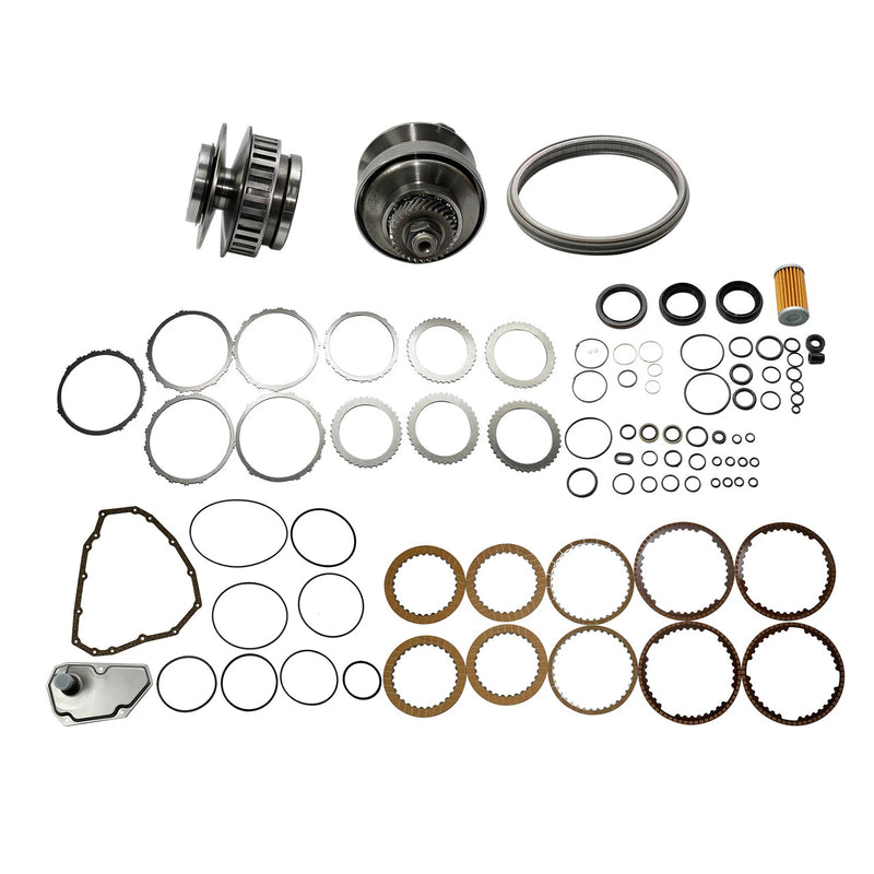 Transmission Master Rebuild Kit & Pulley W/ Belt JF015E RE0F11A 29T For Nissan