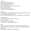 Tri-Color ABS Front Kidney Grille Insert Trims Clip For BMW G20 3 Series 2025