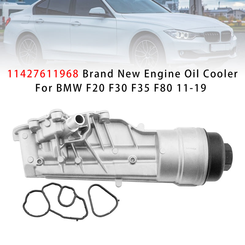 11427611968 Brand New Engine Oil Cooler For BMW F20 F30 F35 F80 11-19