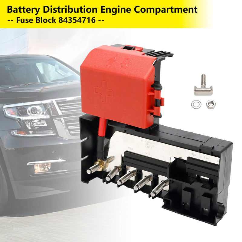 Chevrolet Suburban Tahoe 2015-2020 Battery Distribution 84354716 Engine Compartment Fuse Block