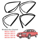 1990-1994 For Nissan Sunny Sentra Tsuru B13 4PCS Glass Run Channel Seal 80331-50Y17