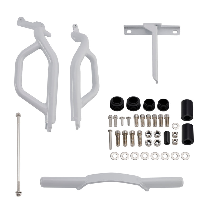 Engine Guard Frame Anti-Crash Bumper Protect White For Du Desertx 2022-2024 23
